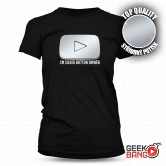 Tričko Youtuber, silver