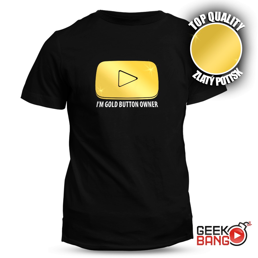 Tričko Gold Button