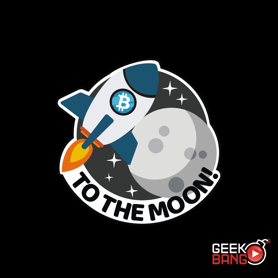 Tričko Bitcoin Moon