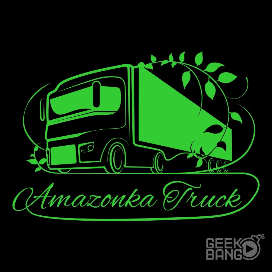 Tričko Amazonka Truck, green